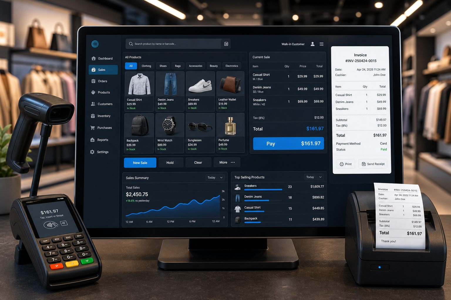 Sogaat POS interface preview